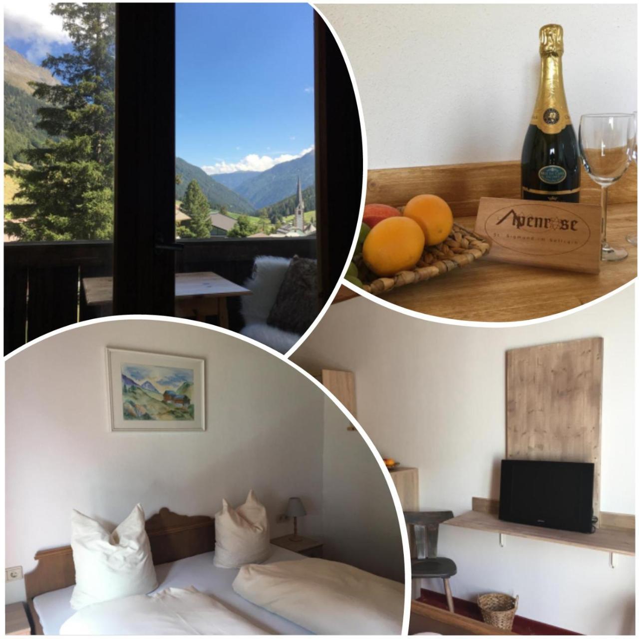 Pension Alpenrose Sankt Sigmund im Sellrain Екстериор снимка